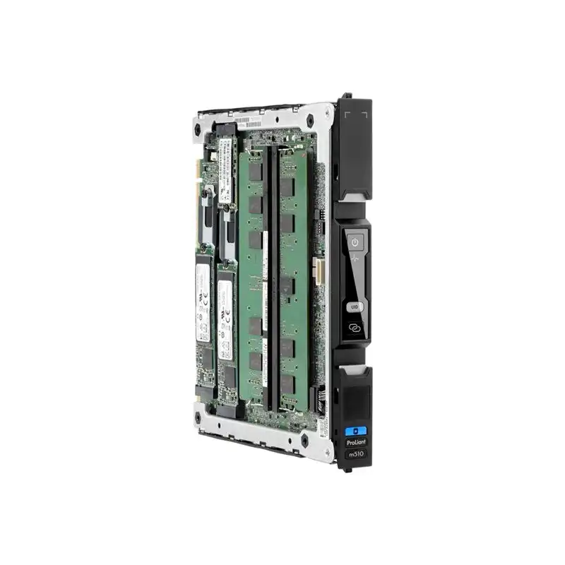 HPE ProLiant m510 - Serveur - cartouche - 1 voie - 1 x Xeon D-1548 - 2 GHz - RAM 0 Go - aucun disque dur... (814688-B21)_1